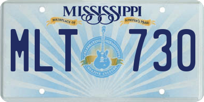 MS license plate MLT730