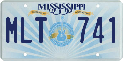 MS license plate MLT741