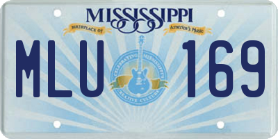MS license plate MLU169
