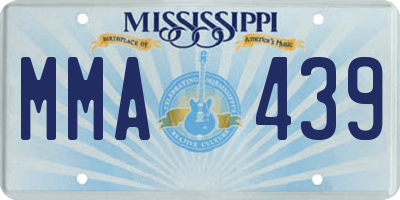 MS license plate MMA439