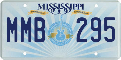 MS license plate MMB295