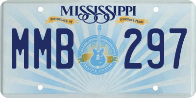 MS license plate MMB297