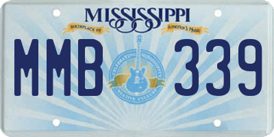 MS license plate MMB339