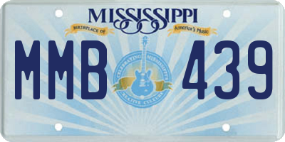 MS license plate MMB439