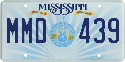 MS license plate MMD439