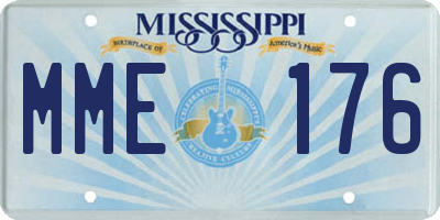 MS license plate MME176