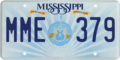 MS license plate MME379