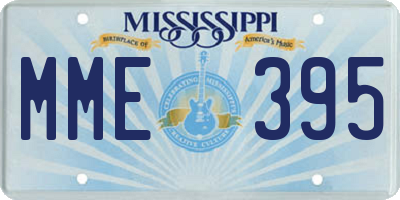 MS license plate MME395