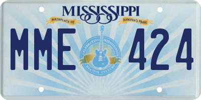 MS license plate MME424
