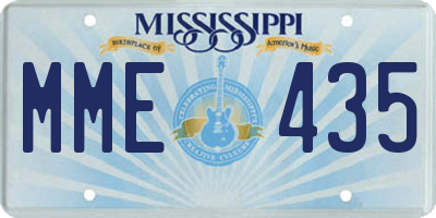 MS license plate MME435