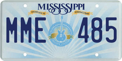 MS license plate MME485