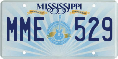 MS license plate MME529