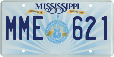 MS license plate MME621