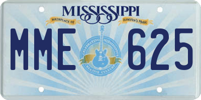 MS license plate MME625