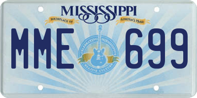 MS license plate MME699