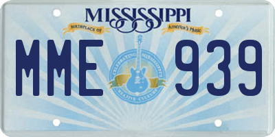 MS license plate MME939