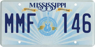 MS license plate MMF146