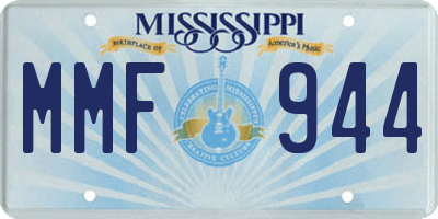 MS license plate MMF944