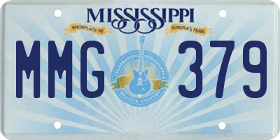 MS license plate MMG379