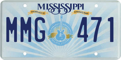 MS license plate MMG471