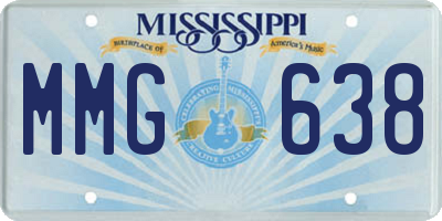MS license plate MMG638