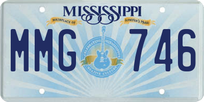 MS license plate MMG746