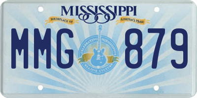 MS license plate MMG879