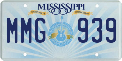 MS license plate MMG939
