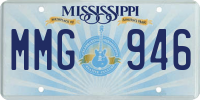 MS license plate MMG946