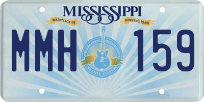 MS license plate MMH159
