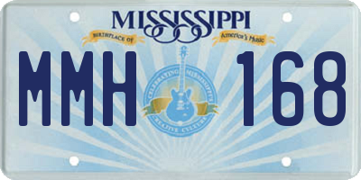 MS license plate MMH168