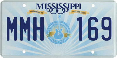 MS license plate MMH169