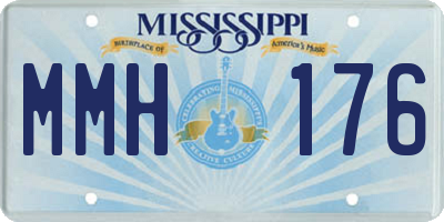 MS license plate MMH176