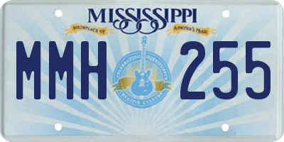 MS license plate MMH255