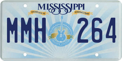 MS license plate MMH264