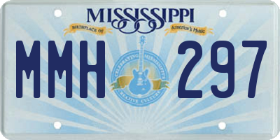 MS license plate MMH297