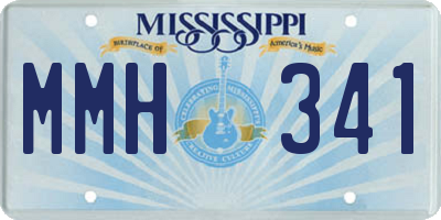 MS license plate MMH341