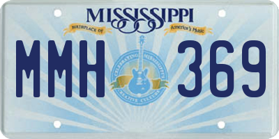 MS license plate MMH369