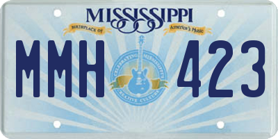 MS license plate MMH423