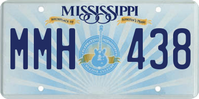 MS license plate MMH438