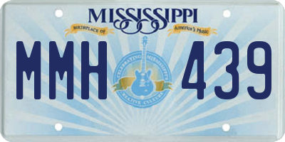 MS license plate MMH439
