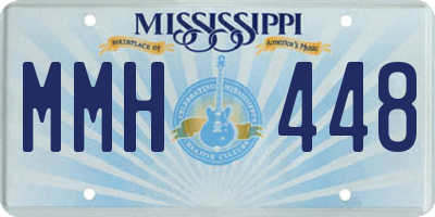 MS license plate MMH448