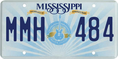 MS license plate MMH484