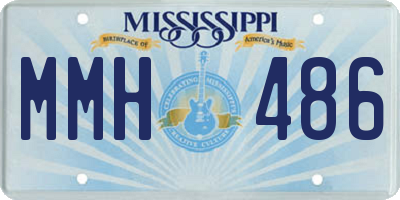 MS license plate MMH486