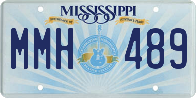 MS license plate MMH489