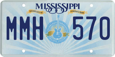 MS license plate MMH570