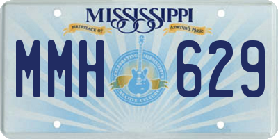 MS license plate MMH629