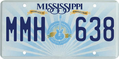 MS license plate MMH638