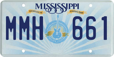 MS license plate MMH661