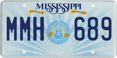 MS license plate MMH689
